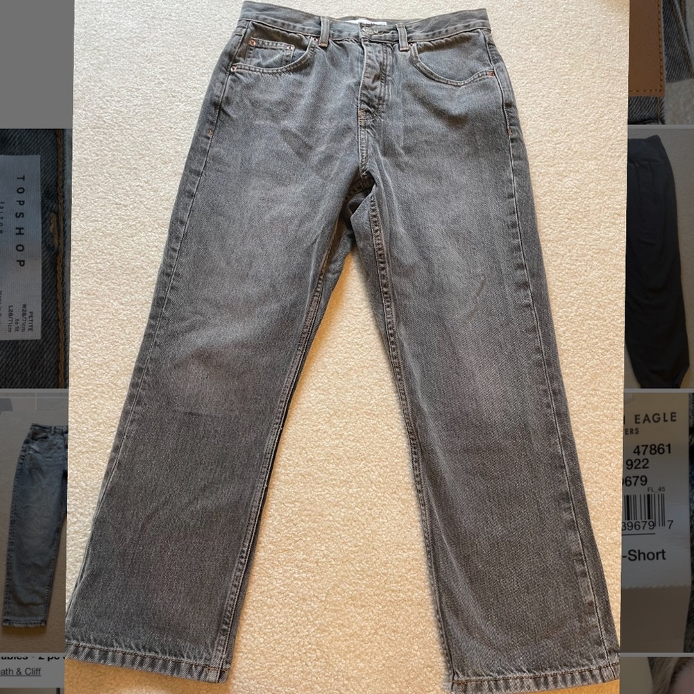 New Topshop Editor Jeans in Size 28 Petite